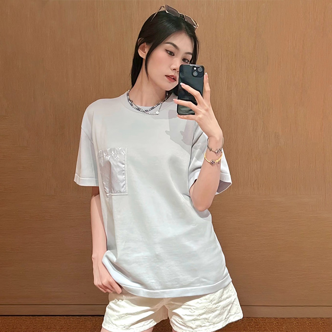 lv louis vuitton knit t-shirt with pocket
